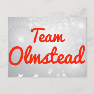 Team Olmstead Postkarte
