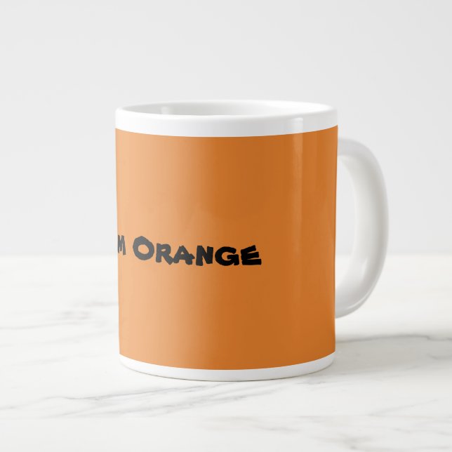 Team Orange Jumbo-Tasse (Vorderseite Rechts)