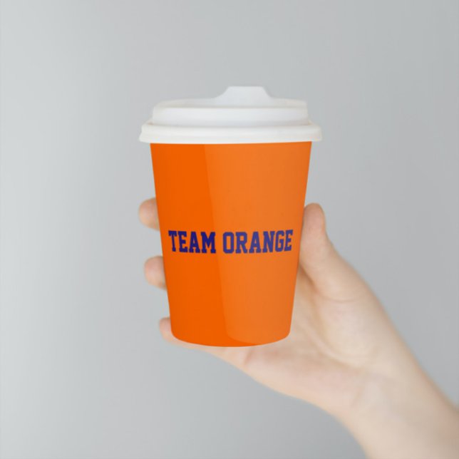 Team Orange Pappbecher (Von Creator hochgeladen)