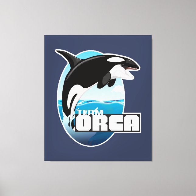 Team Orca Leinwanddruck (Vorderseite)