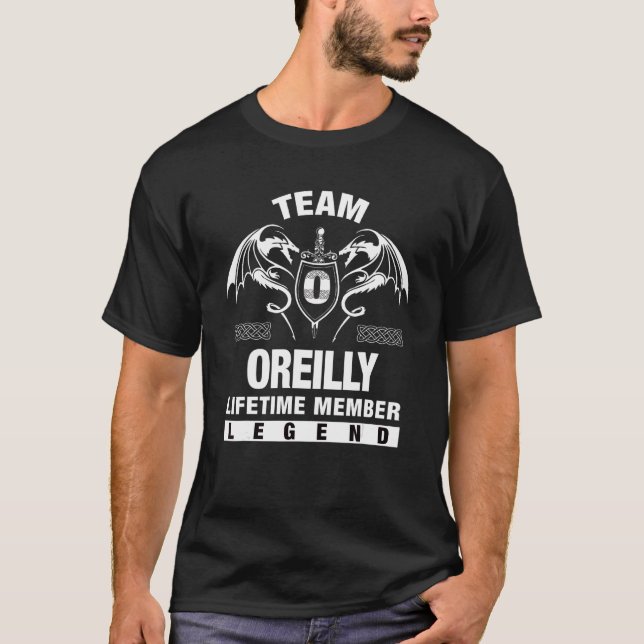Team Oreilly Lifetime-Mitglied T-Shirt (Vorderseite)