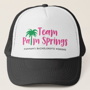Team-Palm Springs-Fernlastfahrer-Hut Truckerkappe