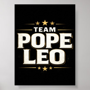 Team Papst Leo Druckbar Digitaler Download Poster