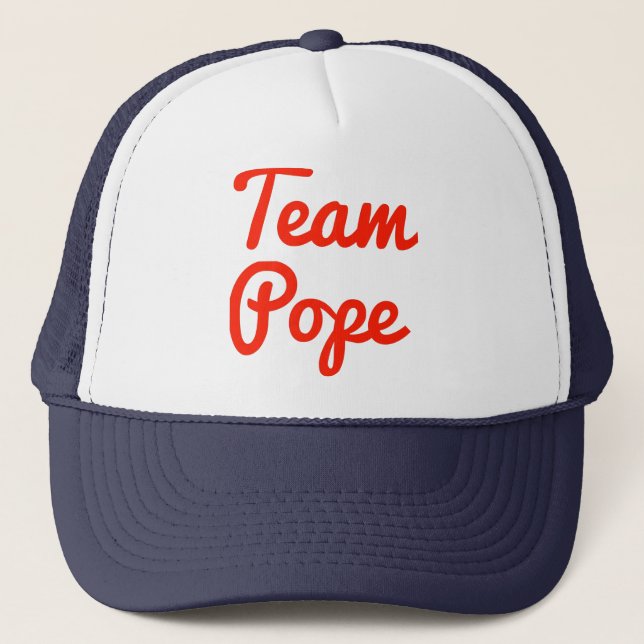 Team-Papst Truckerkappe (Vorderseite)