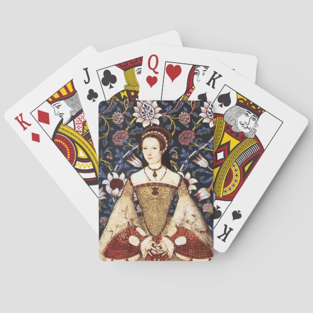 Team Parr - Königin Katherine Parr von England Spielkarten (Rückseite)
