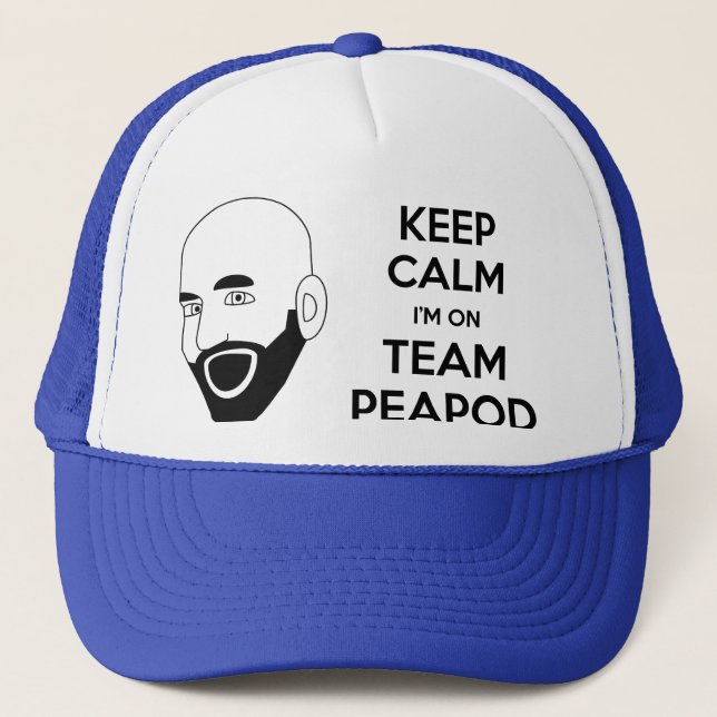 Team Peapod - Fernlastfahrer-Hut Truckerkappe (Vorderseite)