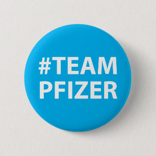 Team Pfizer Covid Abzeichen Button Button Vaccine