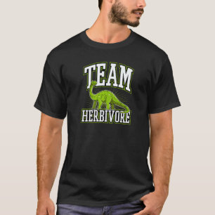 Team Pflanzenfresser Brachiosaurus Pro Vegan Dinos T-Shirt