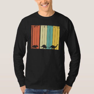 Team Pflanzenfresser Dinosaurier T-Shirt Vegan Veg
