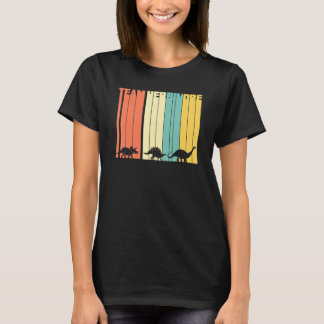 Team Pflanzenfresser Dinosaurier T-Shirt Vegan Veg