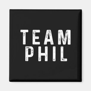 Team Phil Punxsutawney Phil Lustiger Groundhog Day Magnet