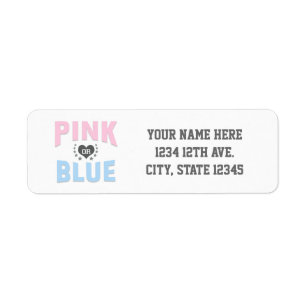 Team PINK oder BLUE Gender Reveal Baby Shower