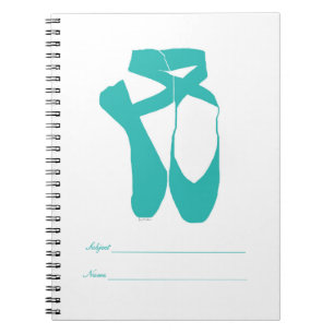 Team Pointe Ballet Aqua Notizblock
