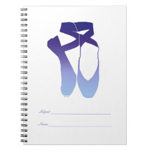 Team Pointe Ballet Indigo Notizblock