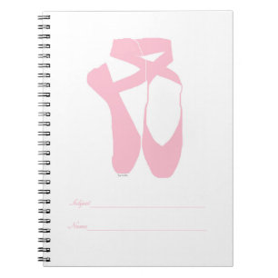 Team Pointe Ballet Pointe Pink Notizblock