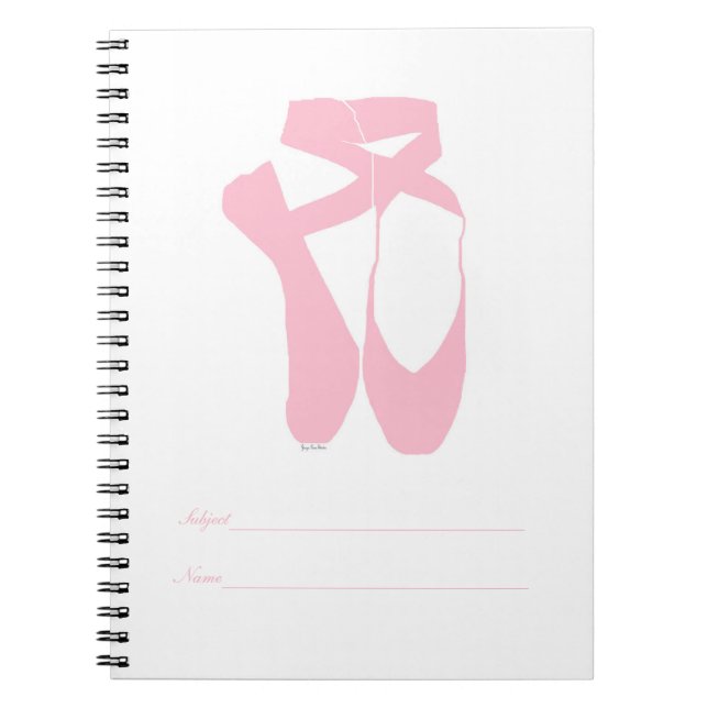 Team Pointe Ballet Pointe Pink Notizblock (Vorderseite)
