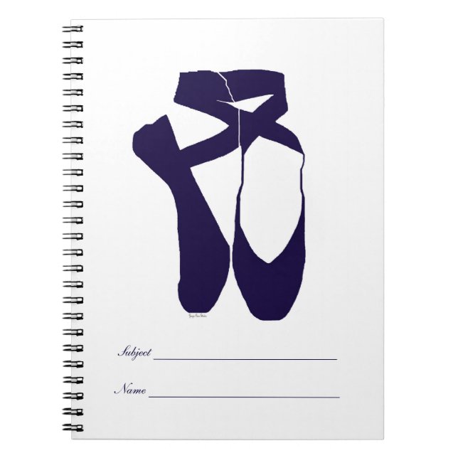 Team Pointe Ballet Saphire Notizblock (Vorderseite)