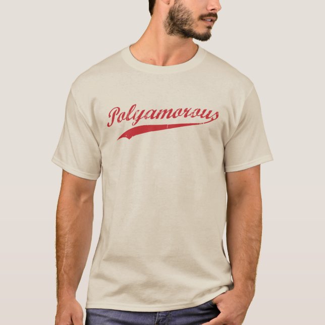 Team Polyamory Polyamorous und stolzes T-Shirt (Vorderseite)