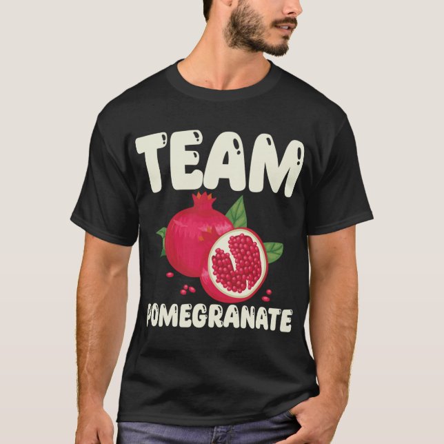 Team Pomegranate Outfit Liebe Tropenfutter T-Shirt (Vorderseite)