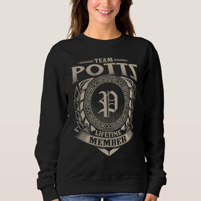 Team POTTS Lifetime Member Surname POTTS Family Vi Sweatshirt (Vorderseite)