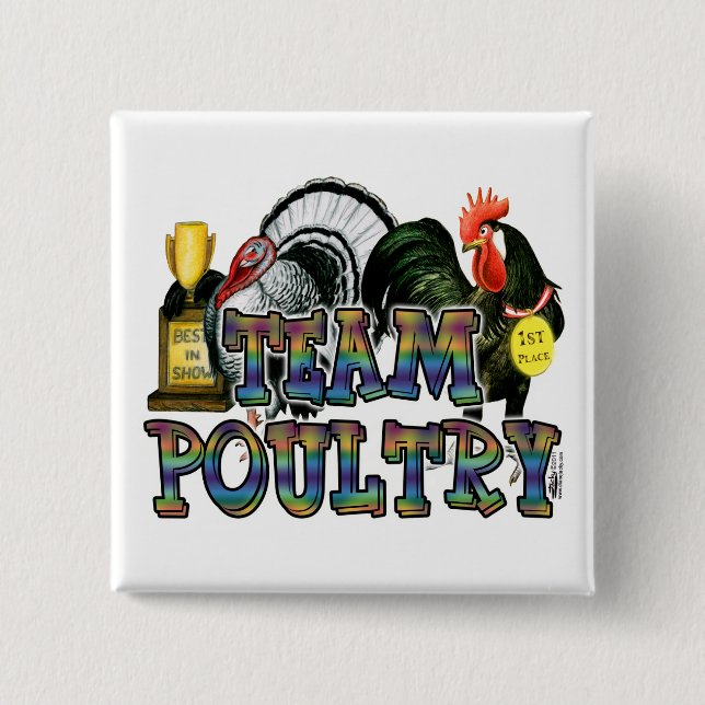 Team Poultry Button (Vorderseite)