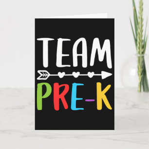 Team Pre-k Lehrer Byck Zur Schule Karte