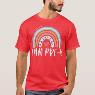 Team PreK Niedlich Rainbow Heart PreK Preschool Te T-Shirt