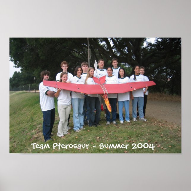 Team Pterosaur Team Picture Poster (Vorne)