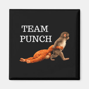 Team punch Baby-Affen-Punch-Trend-Meme-Grafik Te Magnet