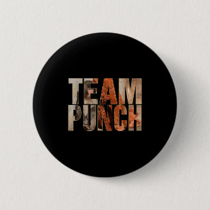 Team Punch lustiger Affe Meme Baby-Affe Männer Fra Button