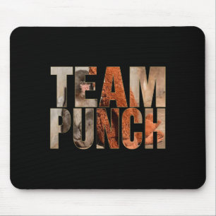 Team Punch lustiger Affe Meme Baby Affe Männer Fra Mousepad