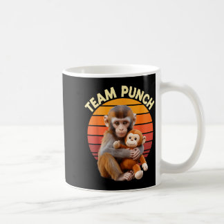 Team Punch Monkey Plush Retro Sun Kaffeetasse
