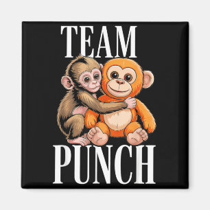 Team Punch - Süßer Babyaffe Magnet