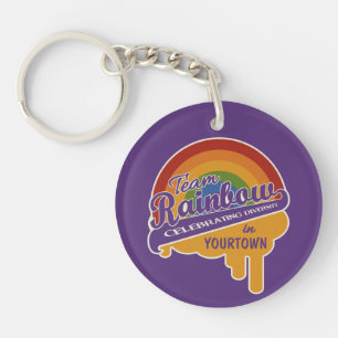 Team Rainbow benutzerdefinierte Schlüsselkette Schlüsselanhänger