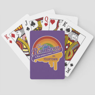 Team Rainbow benutzerdefinierte Spielkarten