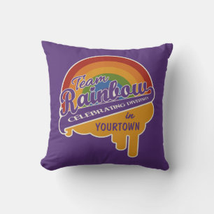 Team Rainbow Custom-Wurfkissen Kissen