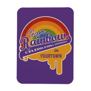 Team Rainbow-Sondermagnet Magnet
