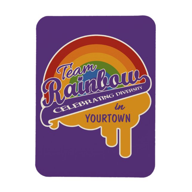 Team Rainbow-Sondermagnet Magnet (Vertikal)