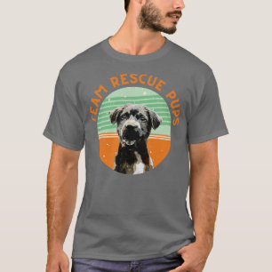 Team Rescue Pups Adoptier Dont Shop Dog Lover T-Shirt