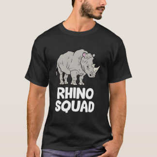 Team Rhino Rhino Squad Love Rhinoceros T-Shirt