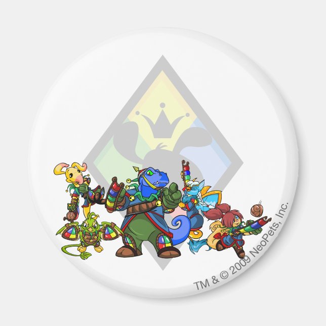 Team Roo Island Group Magnet (Vorne)