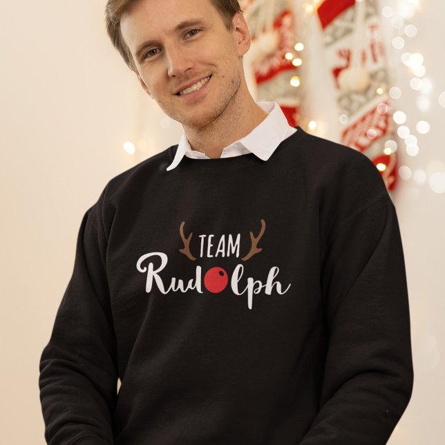 Team Rudolph Christmas Motif T-Shirt (Von Creator hochgeladen)