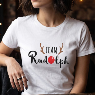 Team Rudolph - Logo des Weihnachtsmanns T-Shirt
