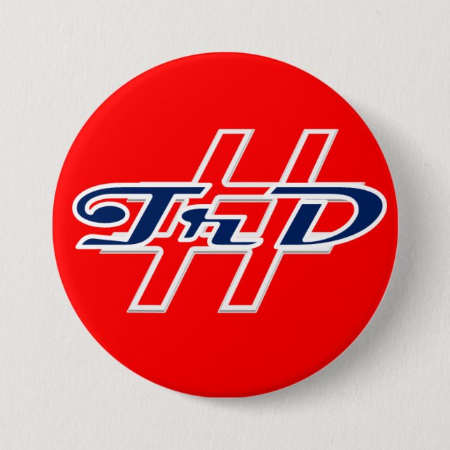 Team #runDisney roter Knopf Button (Vorderseite)