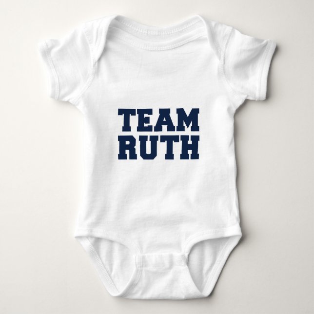 Team Ruth Baby Strampler (Vorderseite)