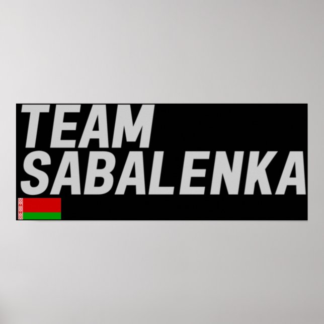 TEAM SABALENKA POSTER (Vorne)