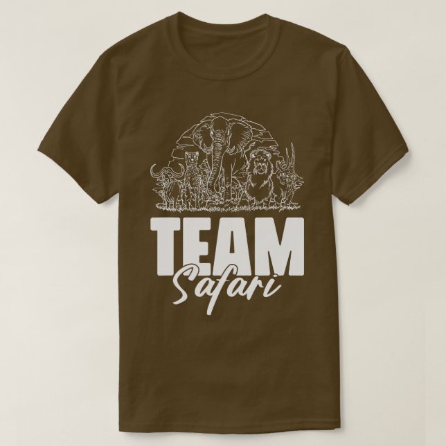 Team Safari Wildlife Jungle Quotes für Zookeeper 1 T-Shirt (Design vorne)