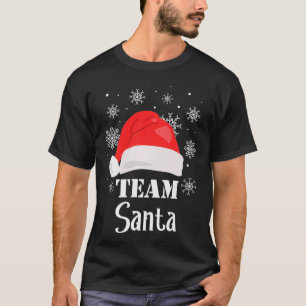 Team Santa Christmas Squad Familie Matching Pajama T-Shirt
