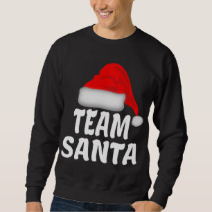 Team Santa Family Matching Kinder Spaß für Erwachs Sweatshirt