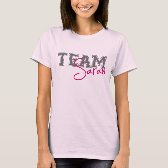 Team Sarah T-Shirt (Vorderseite)